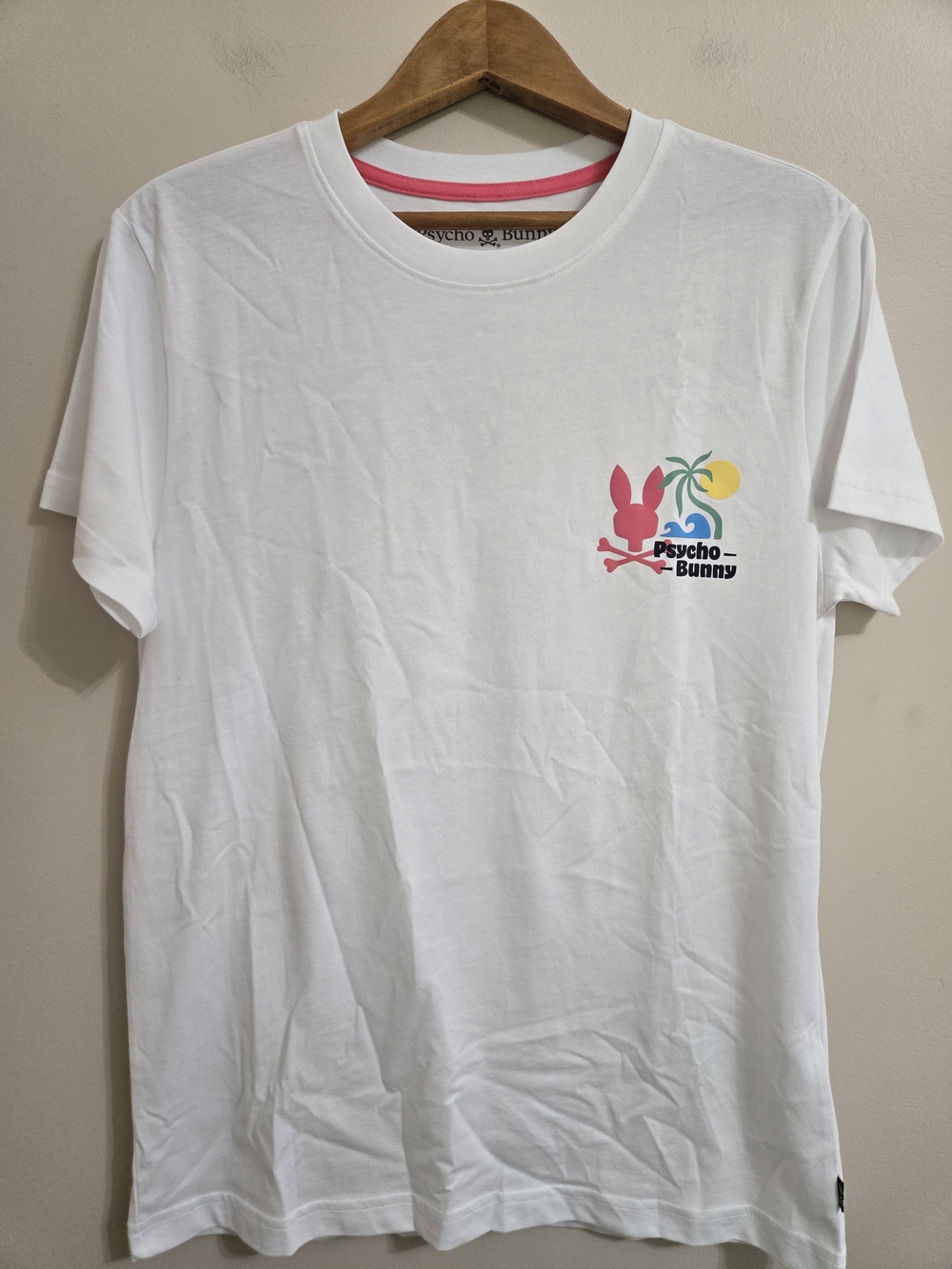 Psycho Bunny Mentz Graphic T-Shirt Men's Size 3 XS NWOT Pima Cotton Logo Tee